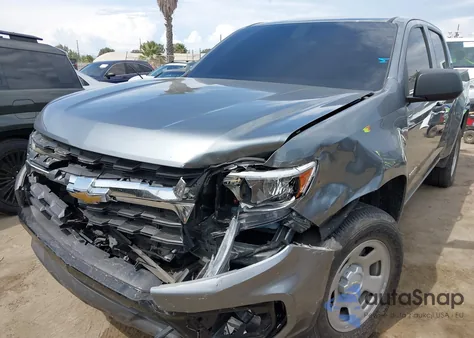 2022 Chevrolet Colorado 2Wd Short Box Wt z USA, uszkodzony, nr VIN 1GCGSBEA9N1297339